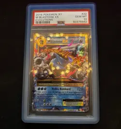 2016 Pokemon M Blastoise EX Holo PSA 10 Gem Mint 22/108 XY Evolutions Ultra Rare - Image 1
