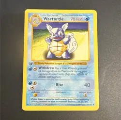 Pokemon TCG Wartortle 1st Edition Shadowless Base Set - Image 1