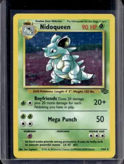 1999 Pokemon Jungle Nidoqueen #7/64 - Image 1