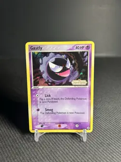 Pokemon TCG Gastly 52/92 Legend Maker Reverse Holo LP - Image 1
