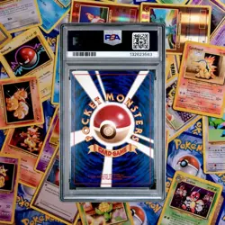 1996 Pokemon Japanese Charizard Holo PSA 8 New Grade Old Collection 🔥 Swirl 💫 - Image 3