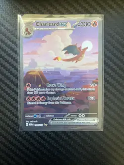 Pokemon TCG 151 - Charizard ex 199/165 Special Illustration Rare LP/MP (SKU 1-5) - Image 1