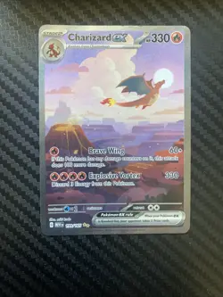 Pokemon TCG 151 - Charizard ex 199/165 Special Illustration Rare LP/MP (SKU 1-5) - Image 3