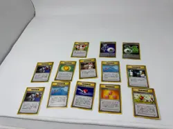 1996 Pokemon Base Set Japanese Trainer Lot Of 13 Pocket Monsters - Image 1