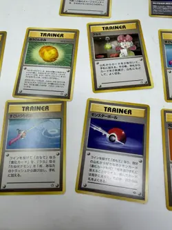 1996 Pokemon Base Set Japanese Trainer Lot Of 13 Pocket Monsters - Image 3