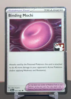 Pokemon Binding Mochi #055/064 English Shrouded Fable Play! Stamped Cosmos Holo - Image 1
