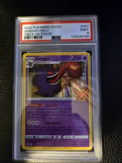 2022 Pokemon Trick Or Trade Gengar PSA 9 - Image 1