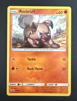 Pokemon TCG - Rockruff - Sun & Moon Black Star Promo Holo SM06 - Image 1