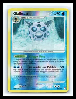 💥 2007 POKEMON DIAMOND & PEARL MYSTERIOUS TREASURES #25/123 GLALIE REVERSE HOLO - Image 1