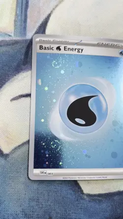 4 X Swirls - Pokemon Scarlet & Violet 151 Basic Water Energy HDCosmos HoloNM - Image 2
