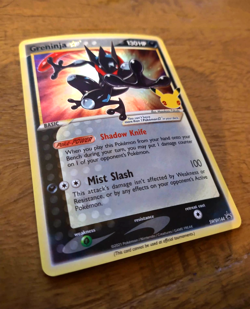 Greninja Gold Star SWSH144 - Pokemon TCG Sword & Shield Promo Holo Rare NM - Image 2