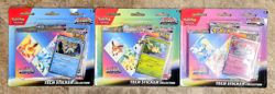 Pokemon TCG Prismatic Evolutions Tech Sticker Collection Set Lot Of 3 Sealed New - Image 1