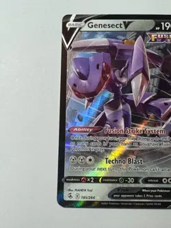 Pokemon GENESECT V 185/264 Fusion Strike - ULTRA RARE HOLO - MINT - Image 2