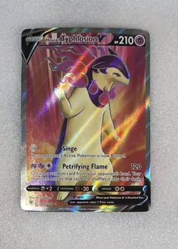 Hisuian Typhlosion V 169/189 NM/M Astral Radiance Full Art Pokemon TCG - Image 1