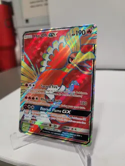 2017 Pokemon SM Burning Shadows - Ho-Oh GX Full Art #131 - Mint - Image 3
