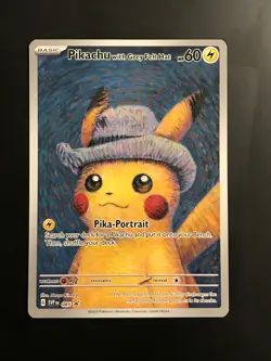 Pikachu with Grey Felt Hat - SVP085 - Pokemon Scarlet & Violet Promo NM - Image 1