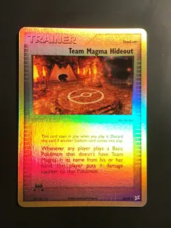 Team Magma Hideout - 83/95 - Pokemon Ex Team Magma vs. Aqua Reverse Holo NM - Image 1