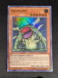 Yugioh Gigaplant DUOV-EN062 1st Edition Ultra Rare NM - Image 1