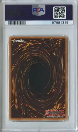 2005 Yu-Gi-Oh! Infernal Flame Emperor 1st Edition Ultra Rare SD3-EN001 PSA 8 - Image 2