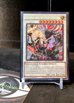 Yugioh - Ecclesia and the Dark Dragon BPRO-EN041 Secret Rare 1st Edition NM 🔥 - Image 1