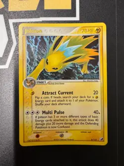 Pokemon Jolteon EX Unseen Forces 8/115 Stamped Reverse Ultra Rare Holo Card - Image 1