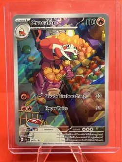 Crocalor 202/193 - SV02: Paldea Evolved Alt Art - Pokemon Card TCG Near Mint - Image 1