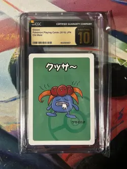 Pokemon Gloom Old Maid Playing Card CGC 10 Pristine Japanese - Image 1