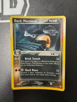 Pokemon Dark Marowak EX Rocket Returns 7/109 Ultra Rare Holo Card - Image 1