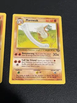 Pokemon TCG Marowak Jungle Card 39/64 Evolution Family Set Vintage 50/64 WOTC - Image 2