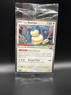 Hop's Snorlax 117/159 - GameStop Promo Pokemon Card - Sealed - Image 1