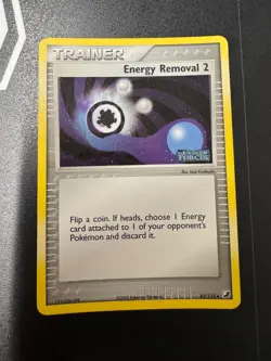 Pokemon Energy Removal2 EX Unseen Forces 85 Stamped Reverse Ultra Rare Holo Card - Image 1