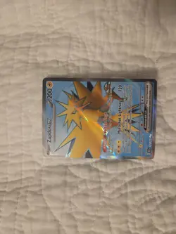 Pokemon TCG Zapdos EX Scarlet & Violet Holo Ultra Rare Card 192/165 NM Condition - Image 2