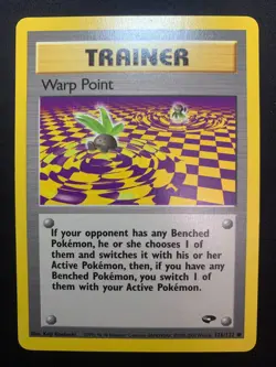 WARP POINT - 126/132 - GYM CHALLENGE - POKEMON CARD - LP - Image 1