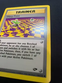 WARP POINT - 126/132 - GYM CHALLENGE - POKEMON CARD - LP - Image 3