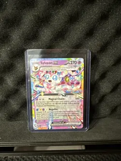 Pokemon TCG Sylveon EX Prismatic Evolutions Double Rare Holo Card 41/131 NM/Mint - Image 1