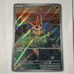 Pokemon Victini Sv: Scarlet & Violet Promo 208 Full Art Holo Basic Card - Image 1