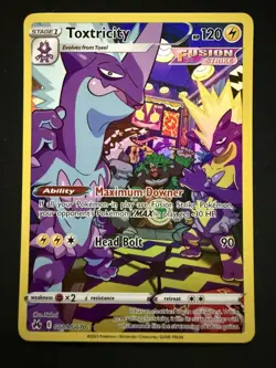 Toxtricity GG09/GG70 Crown Zenith Galarian Gallery Holo Pokemon Card NM - Image 1