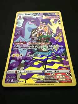 Toxtricity GG09/GG70 Crown Zenith Galarian Gallery Holo Pokemon Card NM - Image 3