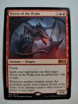 Terror of the Peaks M21 - Magic the Gathering MTG Card Mythic Rare NM - Image 1