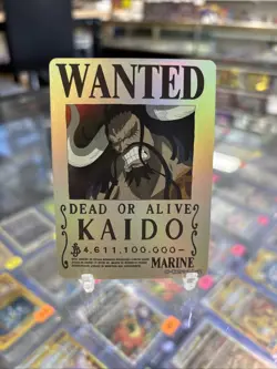 Marine - One Piece - Wanted Dead or Alive Kaido Card OP-WA201-TJL-11 - Image 1