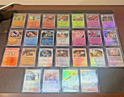 Pokemon TCG Huge 25 Prismatic Evolutions Poke Ball Holo Card Lot NM/Excellent - Image 1