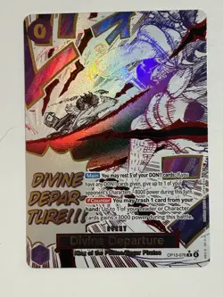 One Piece English OP13-076 Divine Departure Alternate Art Rare Card - Image 1