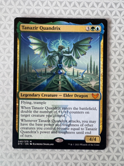 Tanazir Quandrix Foil Stamped Near Mint MTG Promo Pack: Strixhaven Rare LP - Image 1