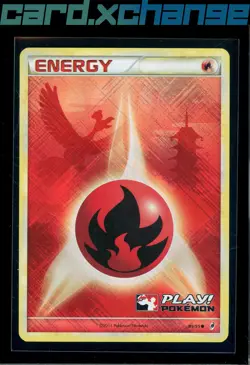 League & Championship Cards #089/095 Fire Energy - Image 1