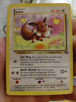 Pokemon Eevee TCG Jungle Card 51/64 - Image 1