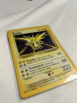 Pokemon Zapdos Base Set Holo Rare Card 16/102 WOTC 1999 Vintage NM/LP - Image 2