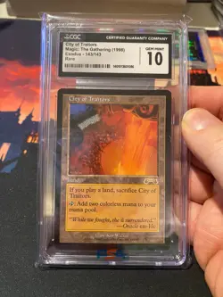 MTG Exodus City of Traitors CGC 10 - Image 1