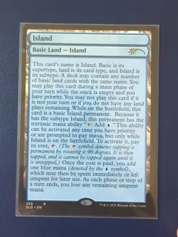 MTG Island (255) | NM | Secret Lair The Full-Text Lands {SLD} - Image 1
