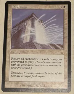 Magic: The Gathering Replenish Urza's Destiny Sorcery Rare #15 1999 Jim Nelson - Image 1