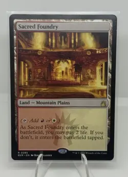 TCG MTG Sacred Foundry [RVR - 285] - NM [Normal] - Image 1